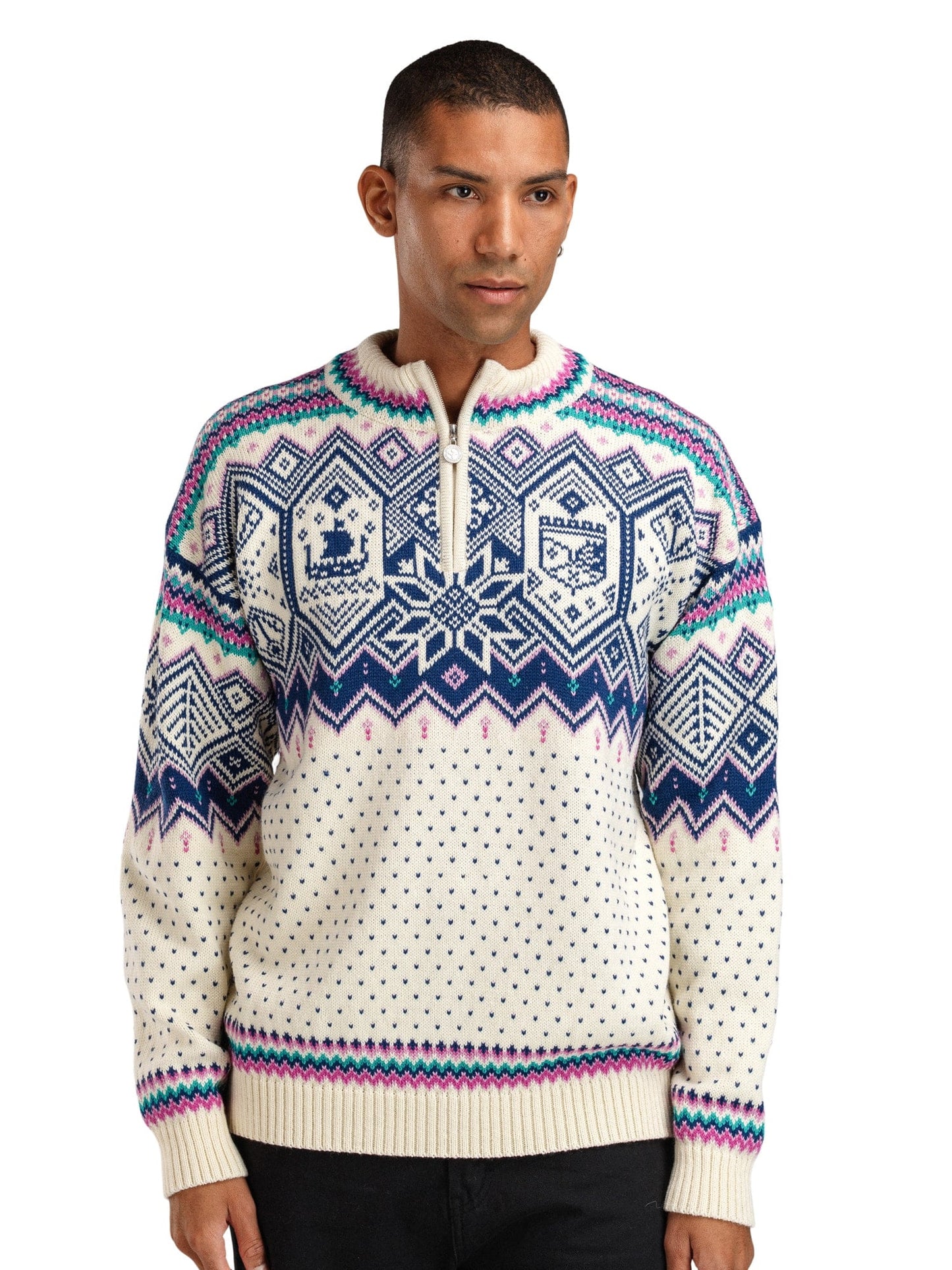 Dale of Norway VM Trondheim Masc. Sweater White