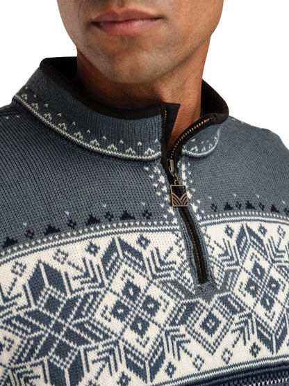 Dale of Norway Blyfjell Sweater Steel Offwhite Marine