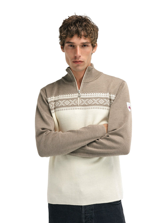Dale of Norway Dalestølen masc sweater Mountainstone Offwhite