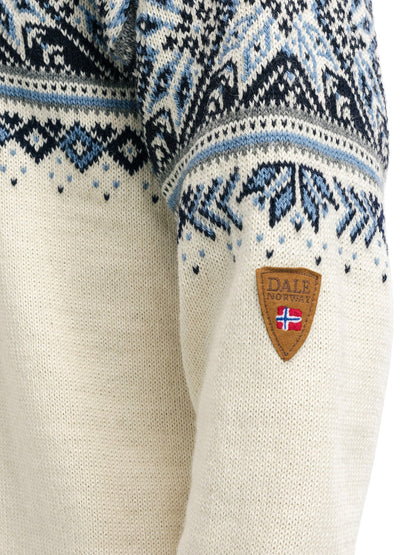 Dale of Norway Vail Masc Sweater Offwhite Smoke Midnightnavy