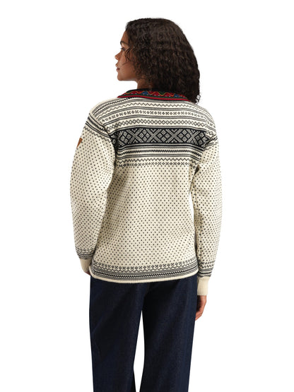 Dale of Norway Setesdal Unisex Sweater - Norwegian Wool OFFWHITE BLACK