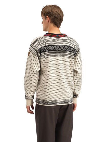 Dale of Norway Setesdal Unisex Sweater - Norwegian Wool OFFWHITE BLACK