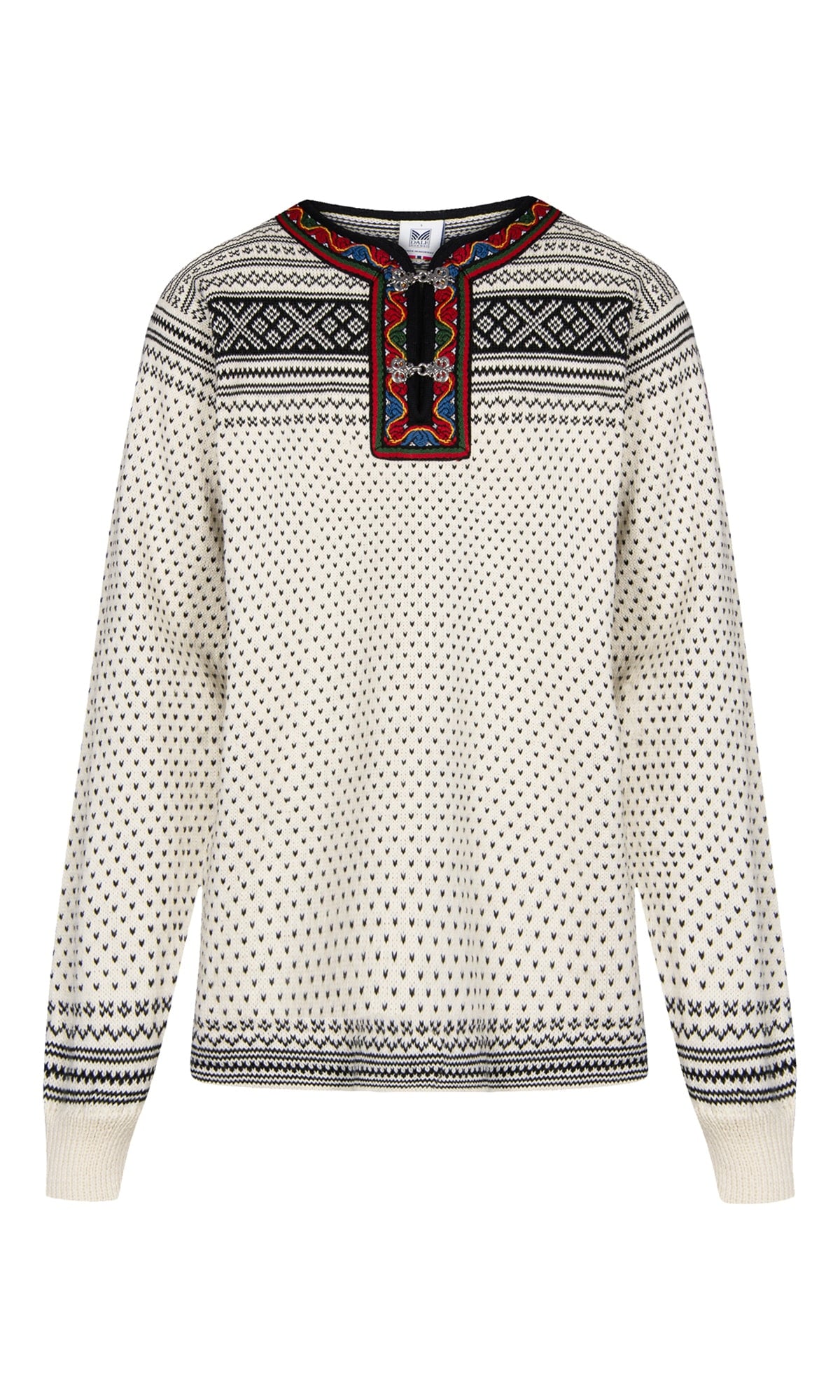 Dale of Norway Setesdal Unisex Sweater - Norwegian Wool OFFWHITE BLACK