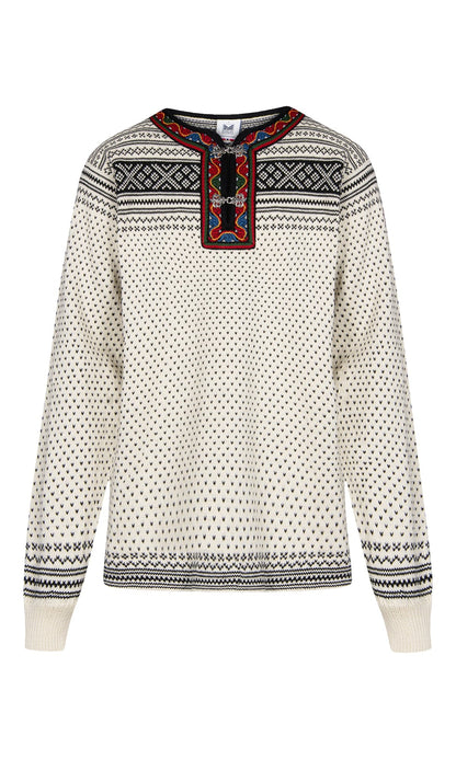 Dale of Norway Setesdal Unisex Sweater - Norwegian Wool OFFWHITE BLACK