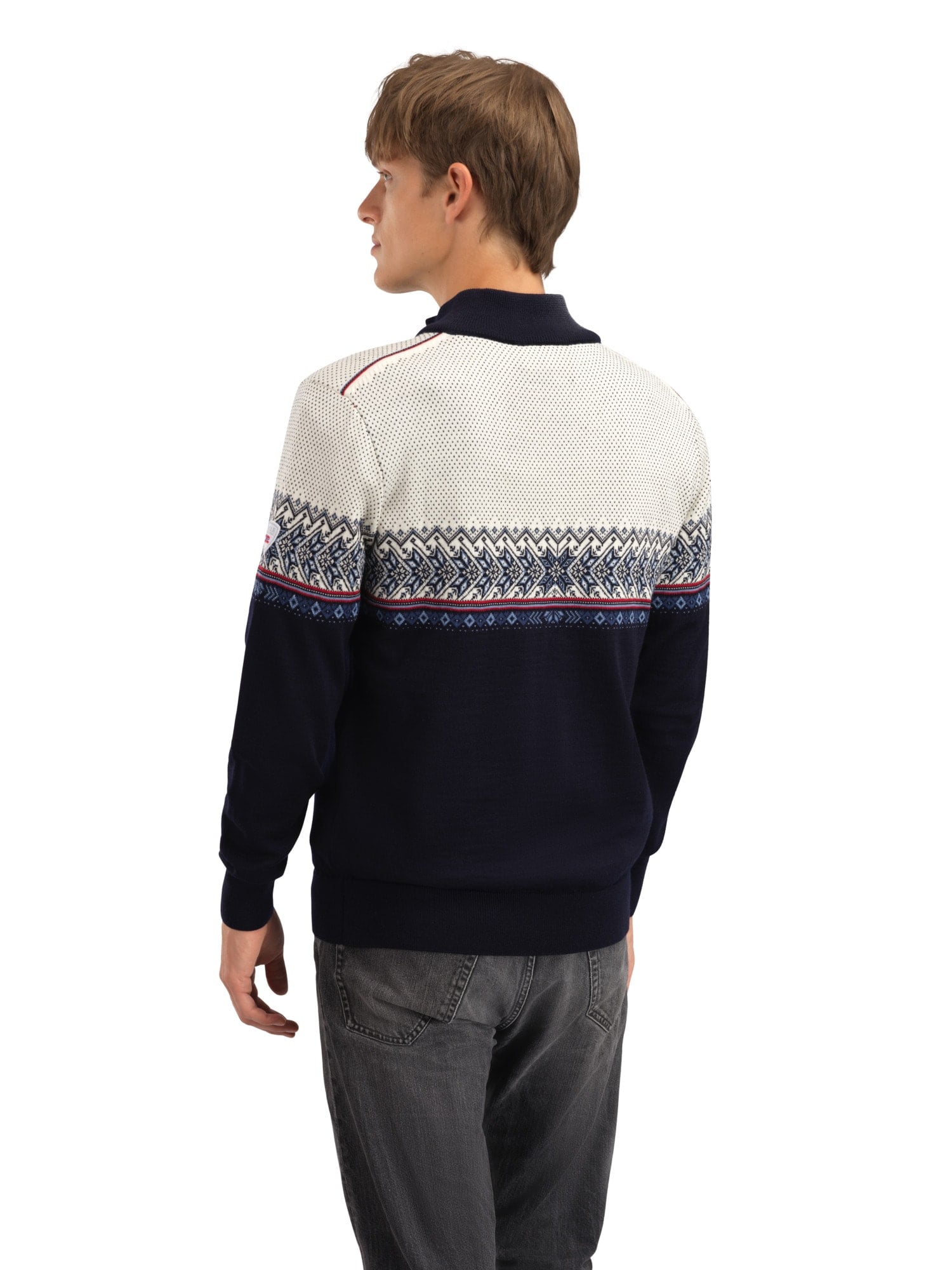 Dale of Norway Hovden Men’s Sweater - Merino Wool NAVY BLUESHADOW INDIGO