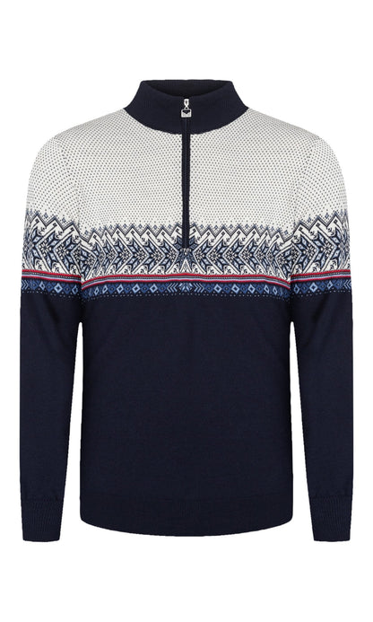 Dale of Norway Hovden Men’s Sweater - Merino Wool NAVY BLUESHADOW INDIGO