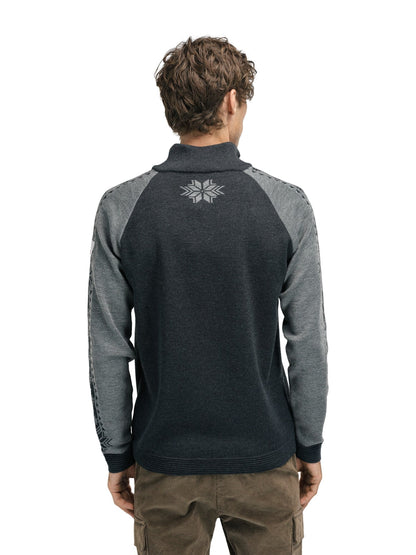 Dale of Norway Geilo Men’s Sweater - Merino Wool DARK CHARCOAL SMOKE