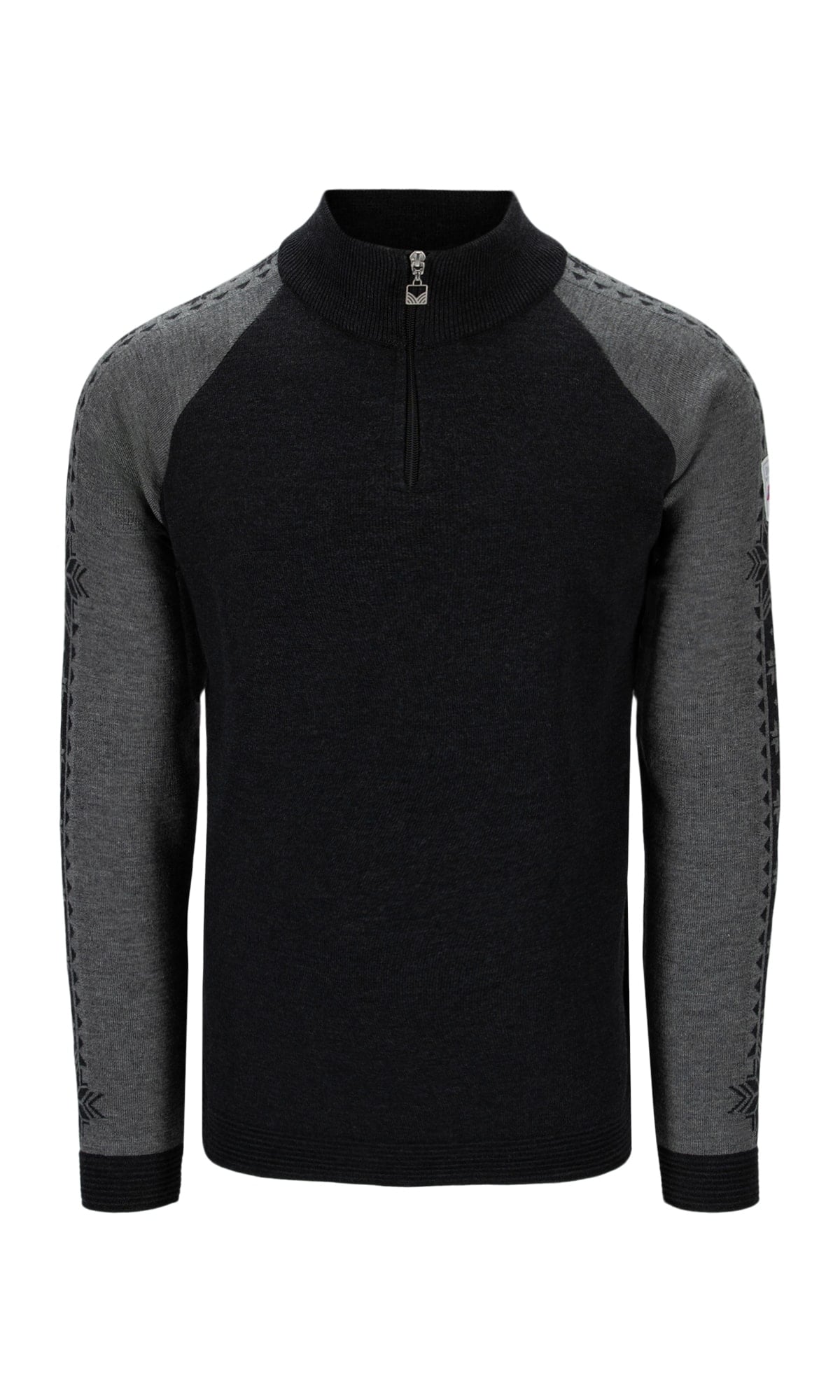 Dale of Norway Geilo Men’s Sweater - Merino Wool DARK CHARCOAL SMOKE
