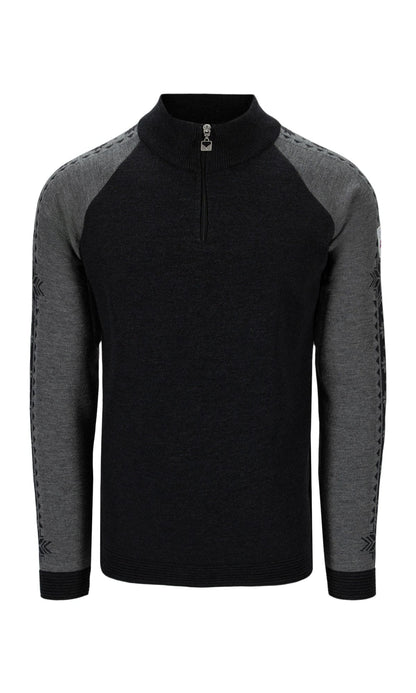 Dale of Norway Geilo Men’s Sweater - Merino Wool DARK CHARCOAL SMOKE