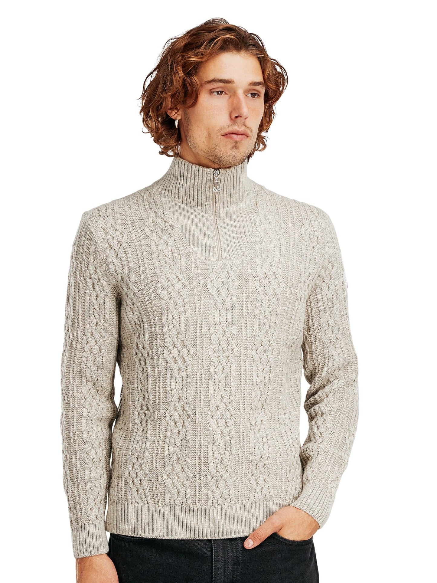 Dale of Norway Hoven Men’s Knit Sweater SAND
