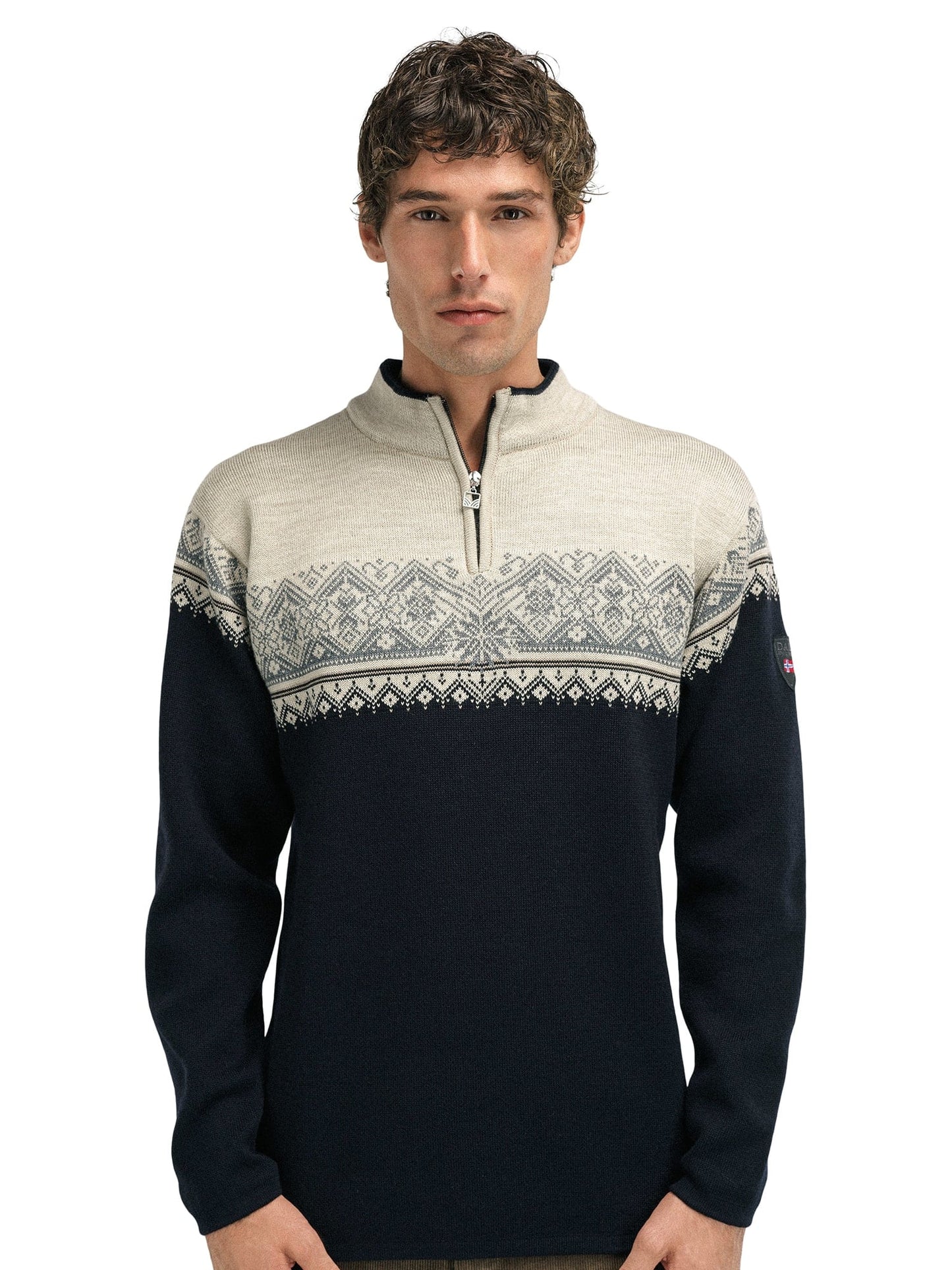 Dale of Norway Moritz Masc Sweater Black Sandstone