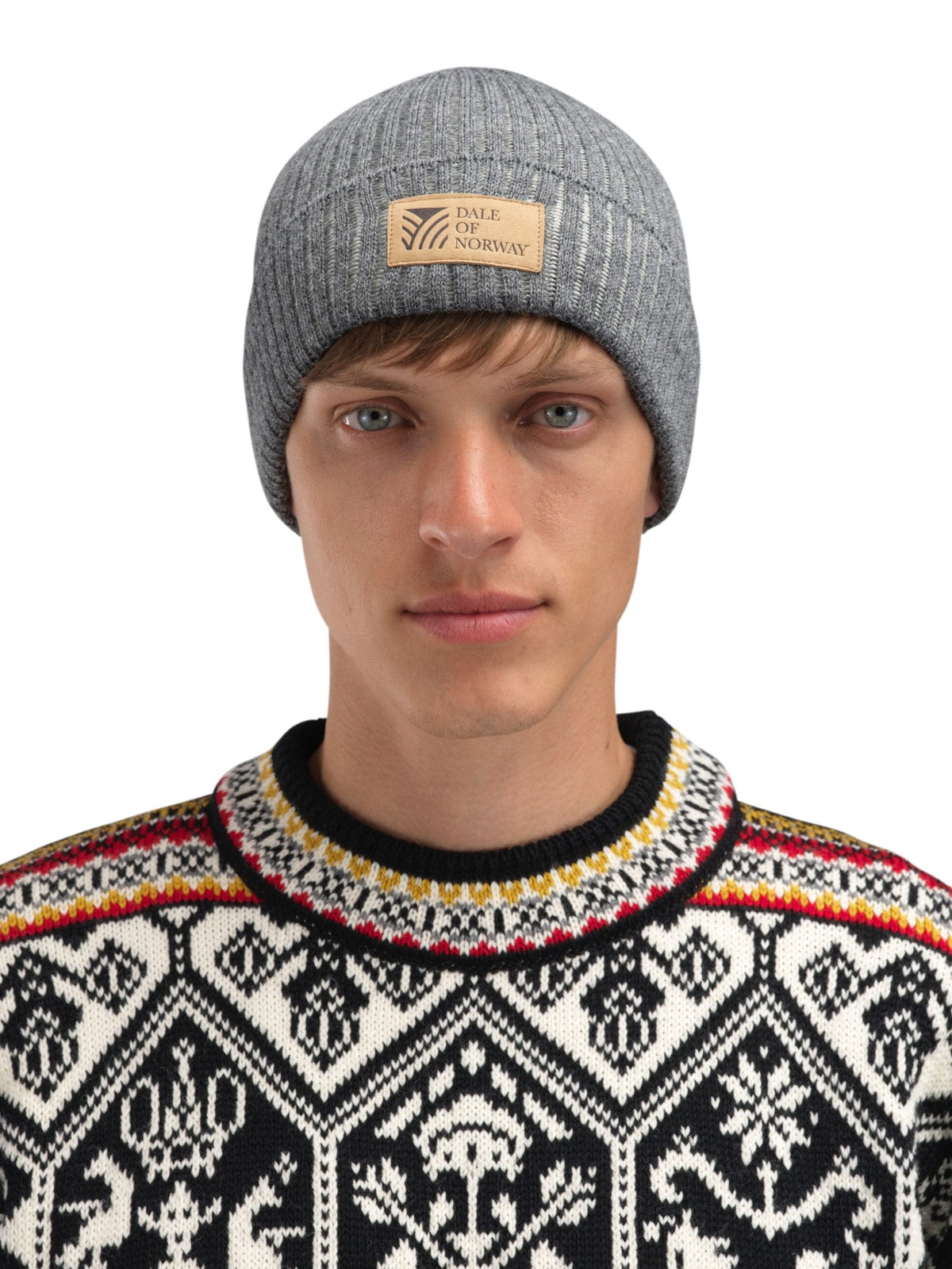 Dale of Norway Alvøy Hat - Norwegian Wool Smoke Offwhite