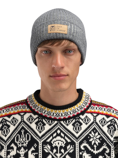 Dale of Norway Alvøy Hat - Norwegian Wool Smoke Offwhite