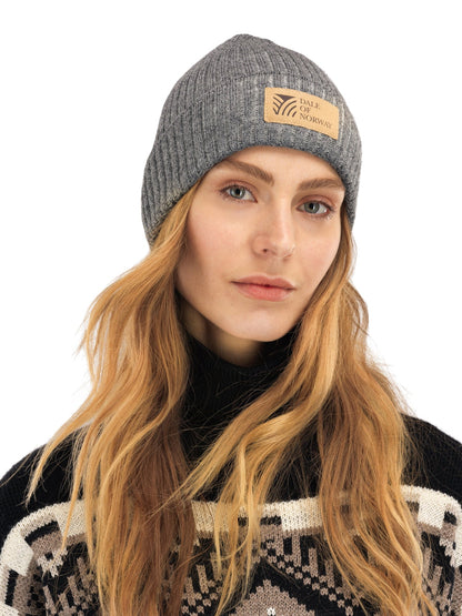 Dale of Norway Alvøy Hat - Norwegian Wool Smoke Offwhite