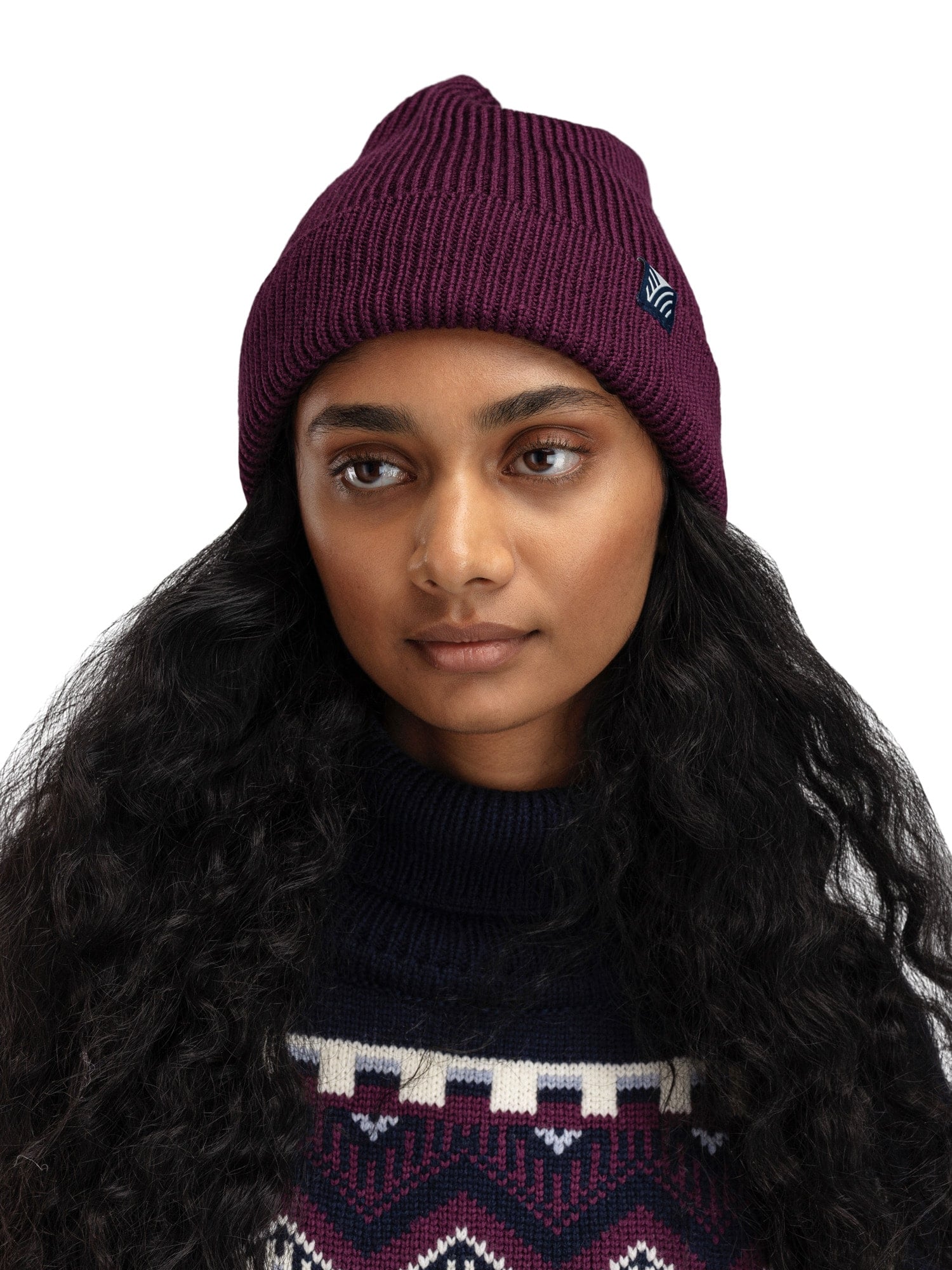 Dale of Norway Bouvet Beanie Wine