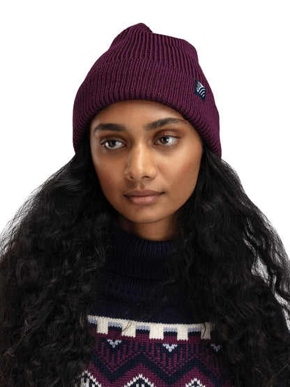 Dale of Norway Bouvet Beanie Wine